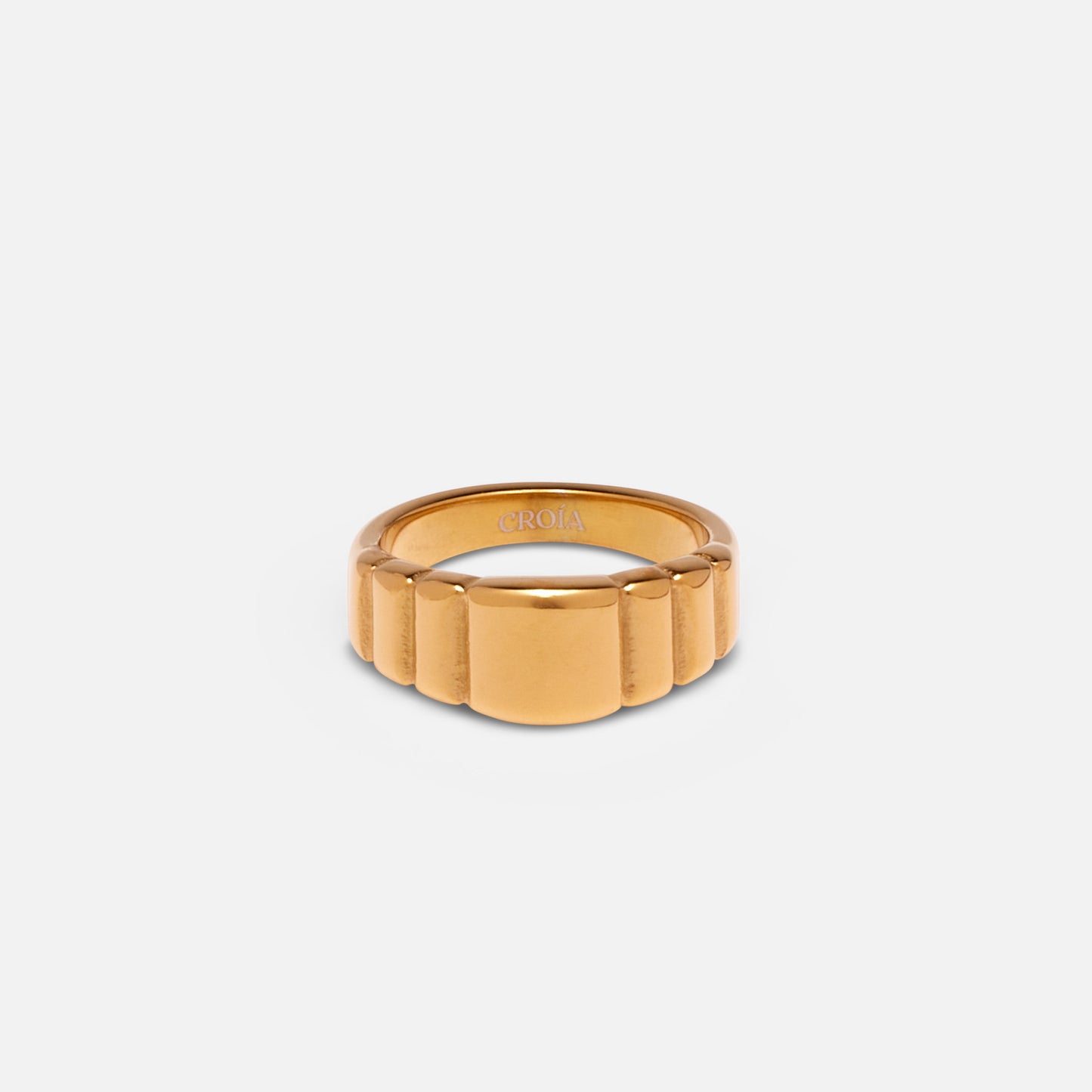 Classic Gold Croissant Ring