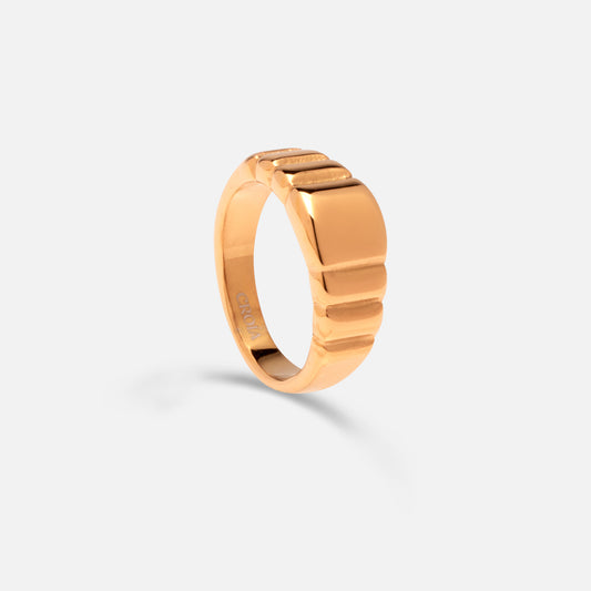 Classic Gold Croissant Ring