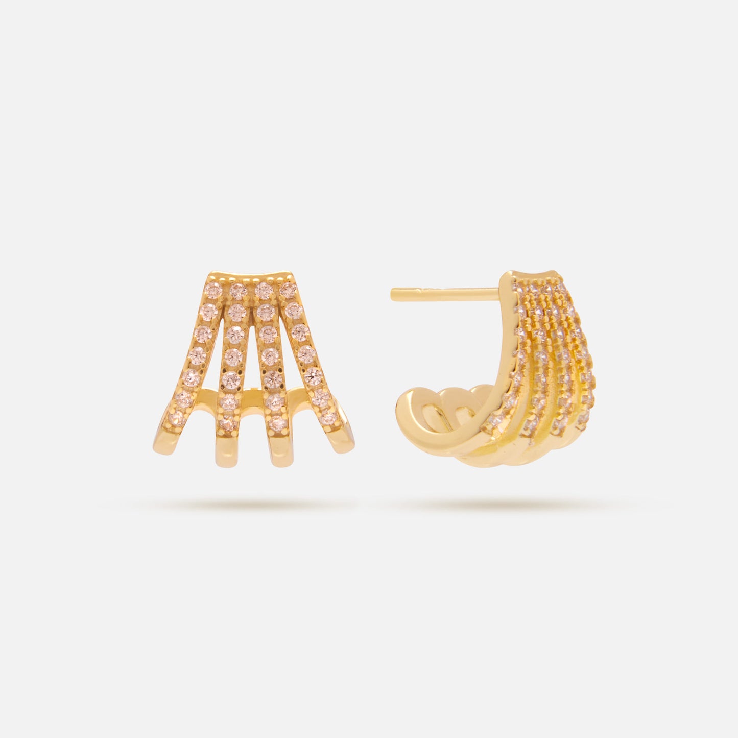 Pavé Cuff Earring