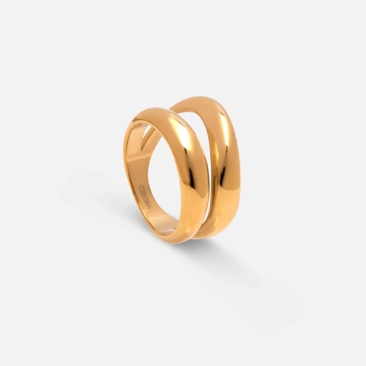 Gold Duo Irregular Ring