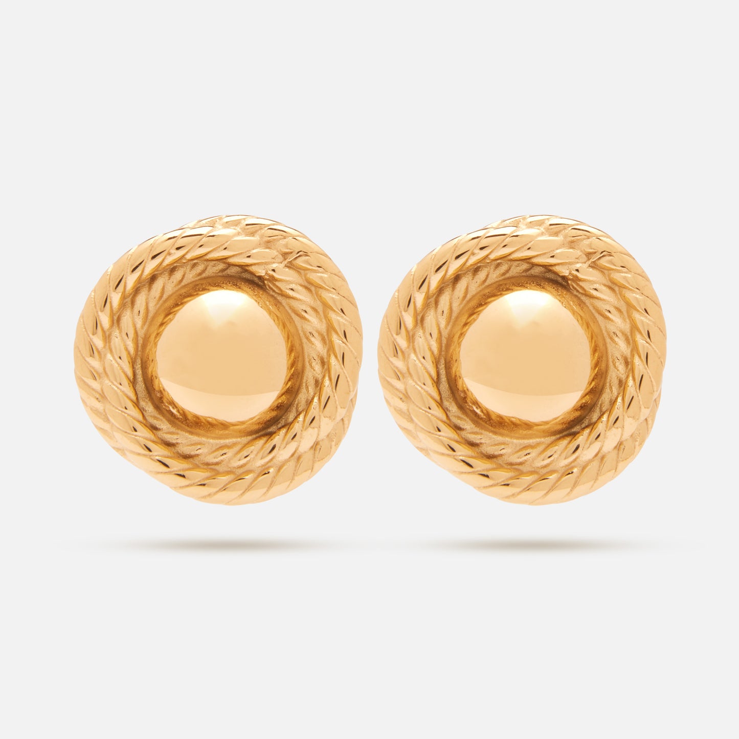 Gold Vintage Inspired Knot Earring