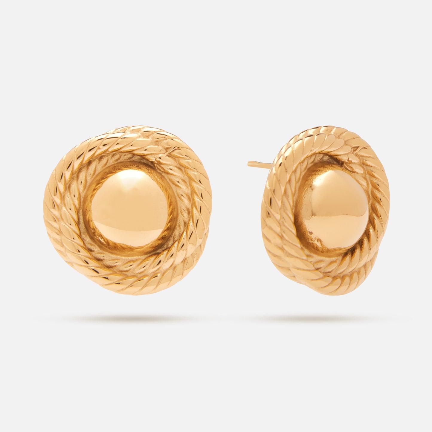 Gold Vintage Inspired Knot Earring