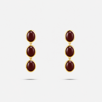 Thalia Bordeaux Earrings