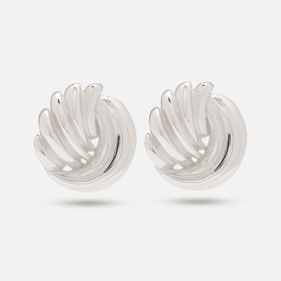 Duo Texture Statement Earring 1