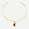 Andra Choker with Espresso Pendant
