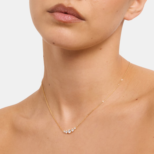 Multi Rhinestone Necklace