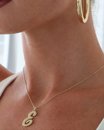 Capsule Initial Necklace