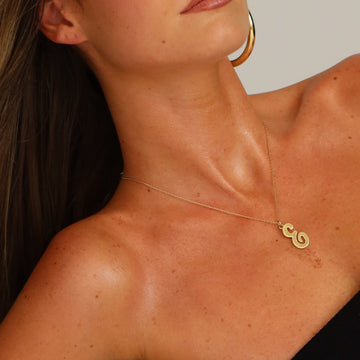 Capsule Initial Necklace