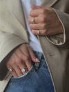 Gio Pear Pinky Ring