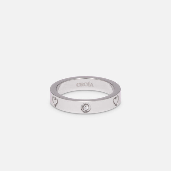 Love Heart Classic Ring Silver 