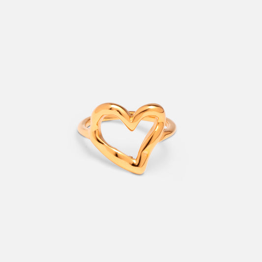 Love Heart Ring Gold 
