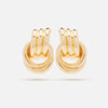 Mini Knot Earrings Gold 