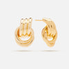 Mini Knot Earrings Gold 