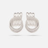 Mini Knot Earrings Silver 