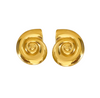 Shell Earrings Gold 
