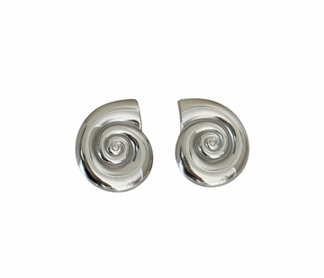 Shell Earrings Silver 