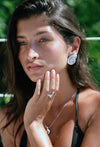 Shell Earrings Silver 