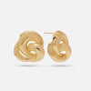 Statement Knot Earrings Gold 