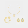 Pearl Set - Andra Choker, Azur Pearl Earrings and Bracelet
