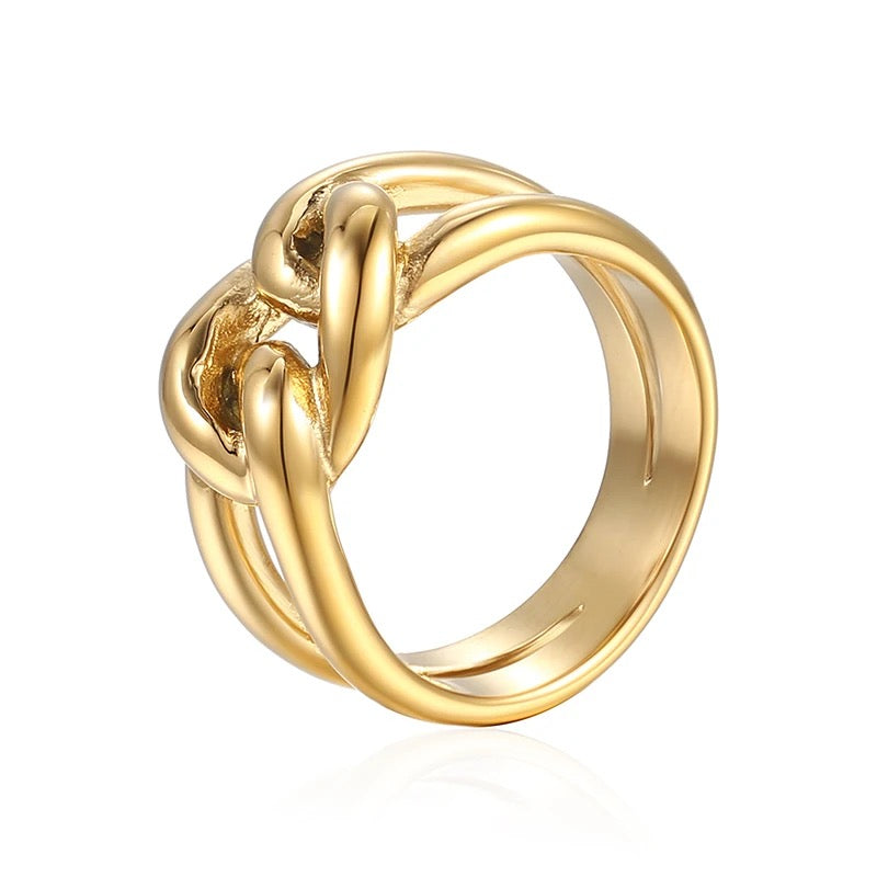 Multi Knot Ring - 18K Gold Plated